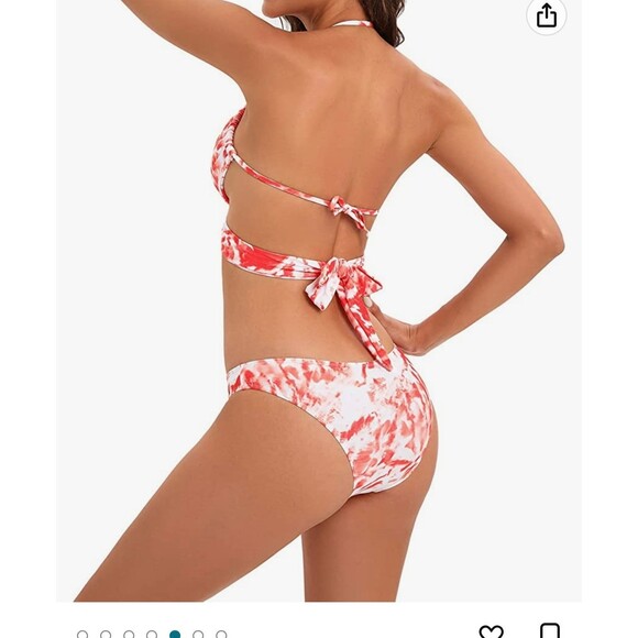 Bikini tie dye Tennessee Vols colors medium - Picture 2 of 6